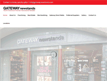 Tablet Screenshot of gatewaynewstands.com